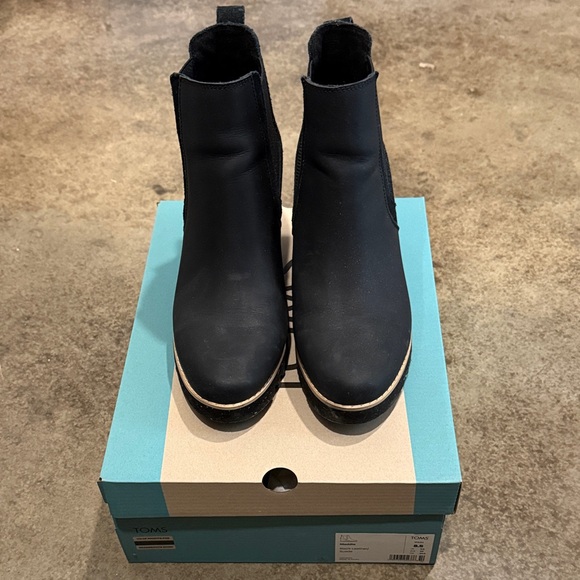 Toms Shoes - TOMS Women's Sleek Black Ankle Booties